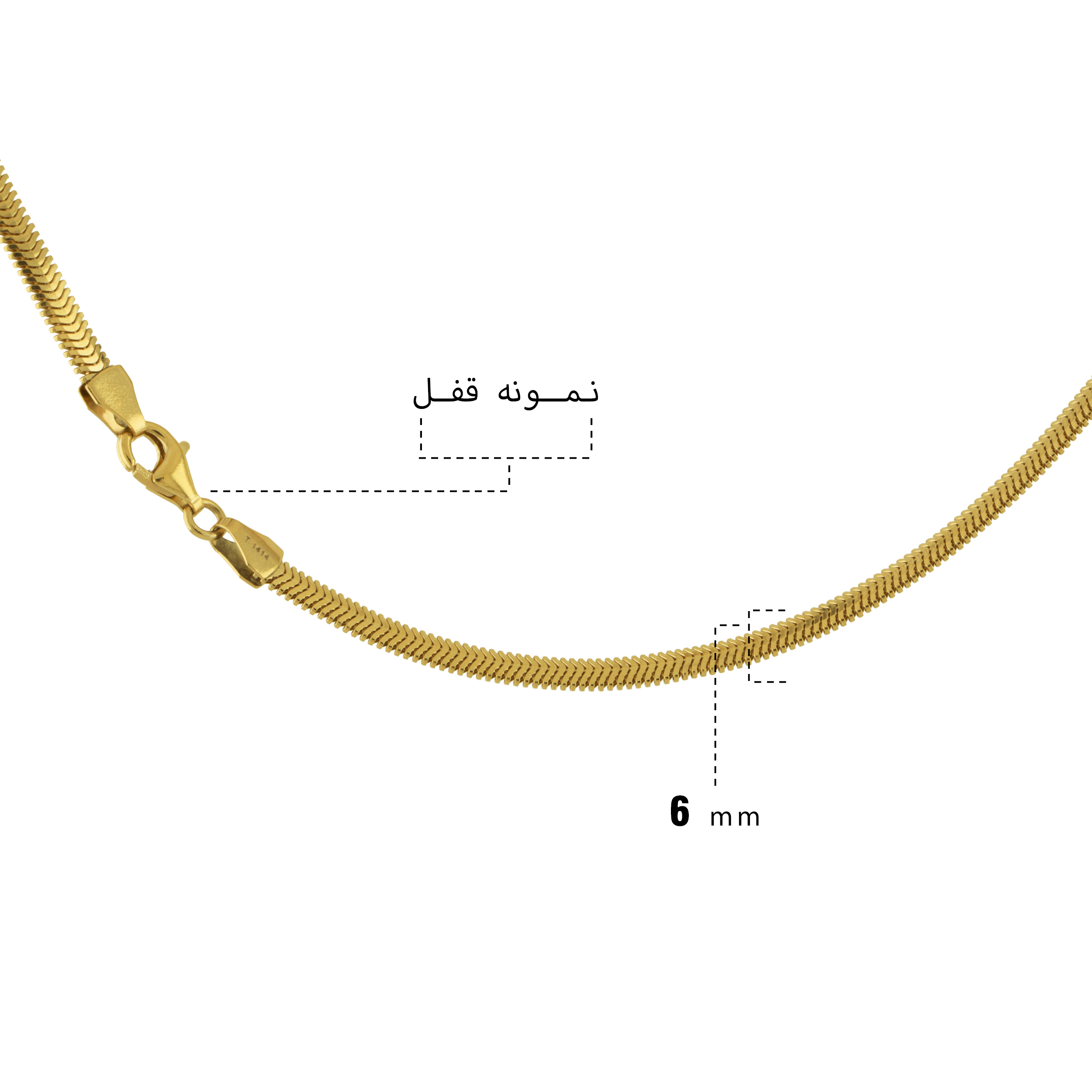 گردنبند فلت 6 - Image 3