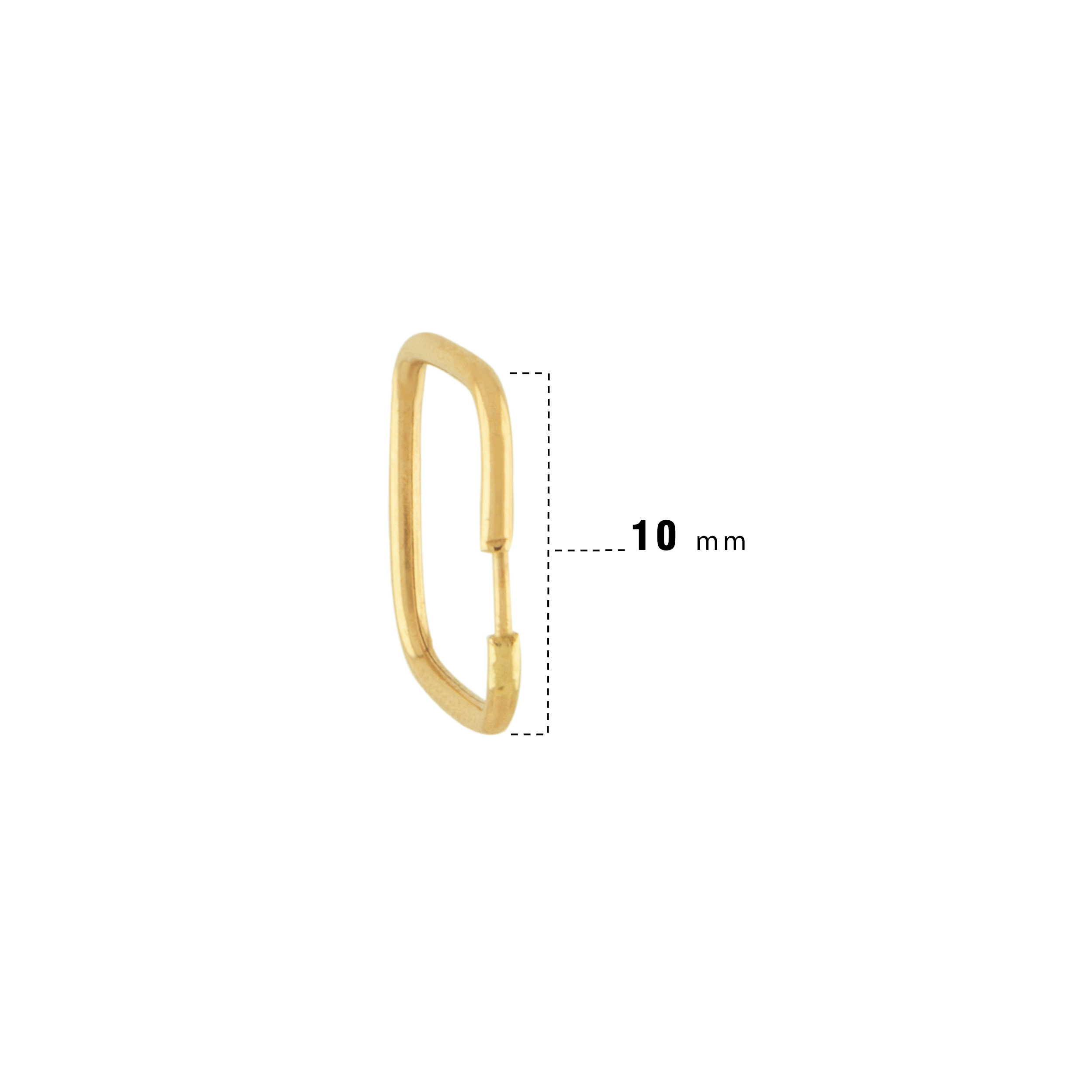 گوشواره اشکال مربع XS - Image 3