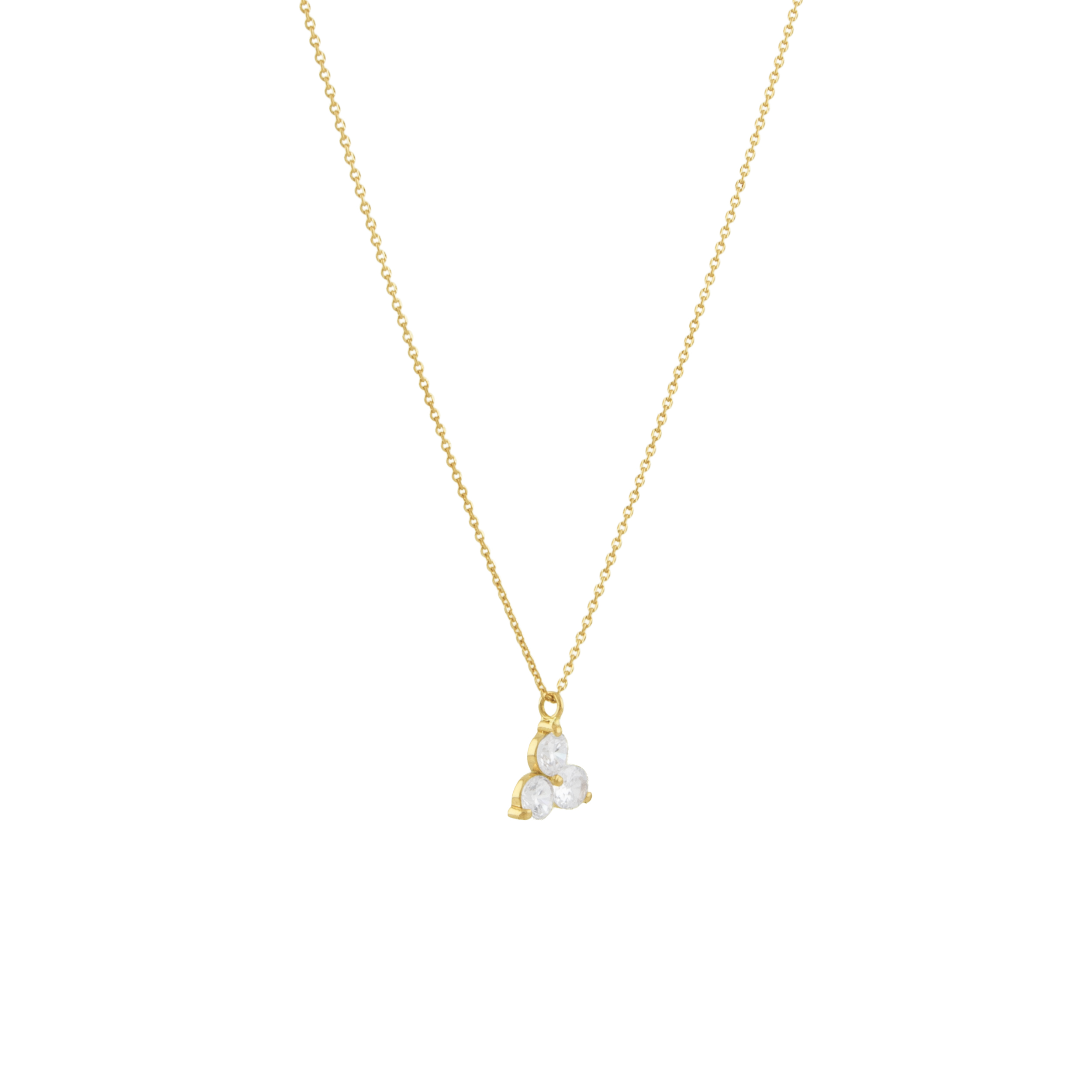 گردنبند سه نگین - Image 4